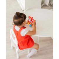 Развивающая игрушка Азбукварик Лисенок. Зверята-каталочки 4680019286143