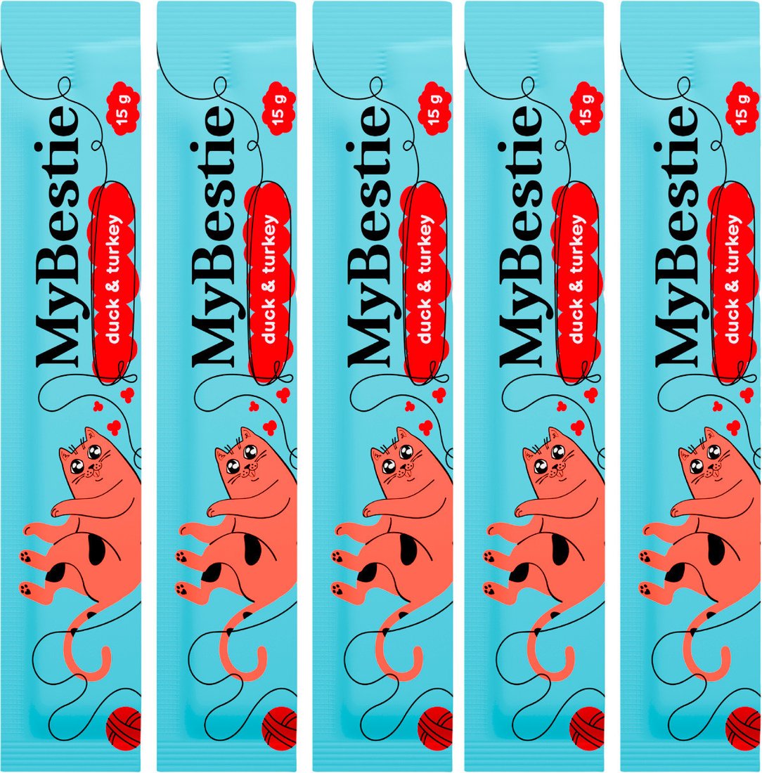 Пресервы MyBestie Утка и Индейка (5x15 г)