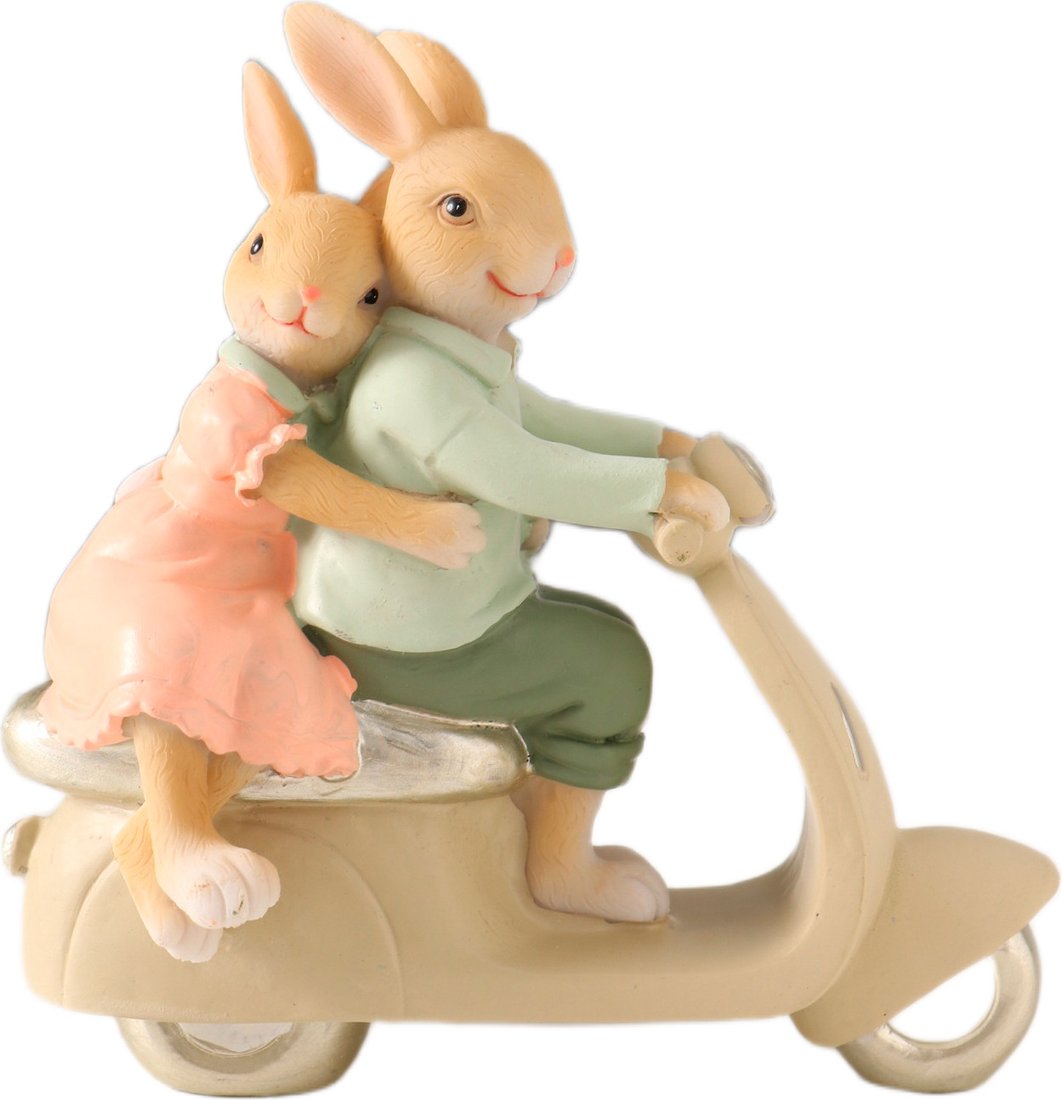 Статуэтка Sima-Land Кролики: катание на мопеде 10583209