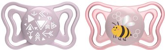 Chicco PhysioForma Light Розовый Стрела. Пчелка (2 шт)