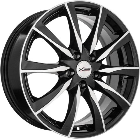

Литые диски X'trike X-120 17x7" 5x112мм DIA 66.6мм ET 35мм BK/FP