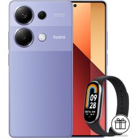 Телефон Xiaomi Redmi Note 13 Pro 4G 8GB/128GB с NFC международная версия (лавандовый) и Xiaomi Smart Band 8 (серый) по акции