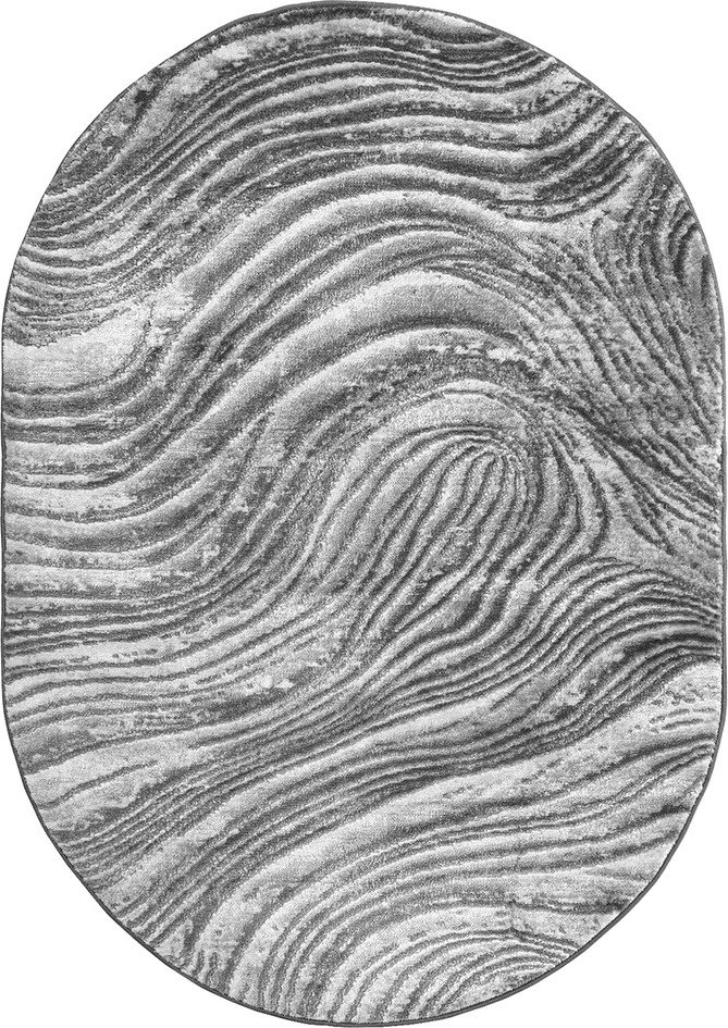 

Ковер для жилой комнаты Safyun Eva LZ185-GREY-OVAL (1.4x2)