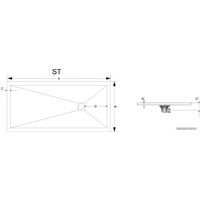 Душевой поддон RGW ST-0120G 120x100