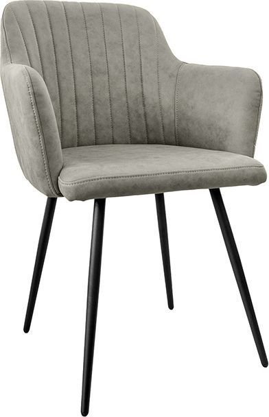 

Стул с подлокотниками King Style 104 (замша, серый)