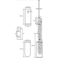 Ершик для унитаза Bemeta Brilo 161313060