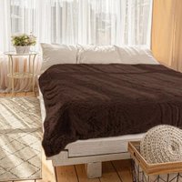 Плед Casa Conforte Nordika 200x220 6152079 (коричневый)