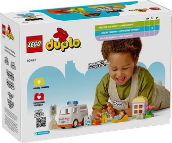 Конструктор LEGO Duplo Скорая помощь и водитель 10447