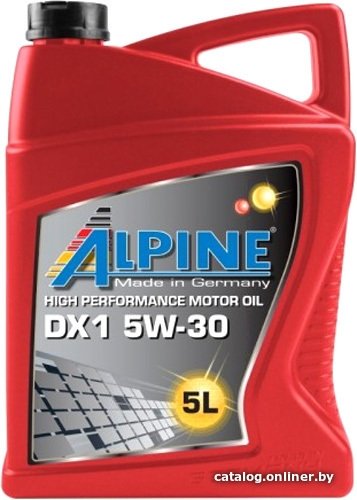 Моторное масло Alpine DX1 5W-30 5л