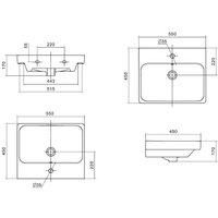 Акватон Тумба с умывальником Асти 55 1A2631V0AX2B0