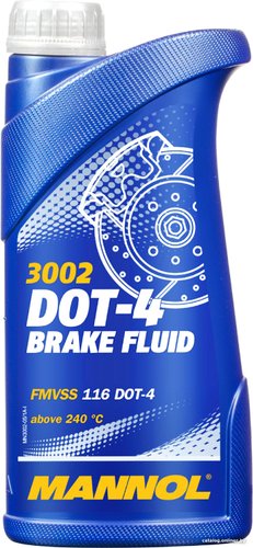 Тормозная жидкость Mannol Brake Fluid DOT-4 3002 910г