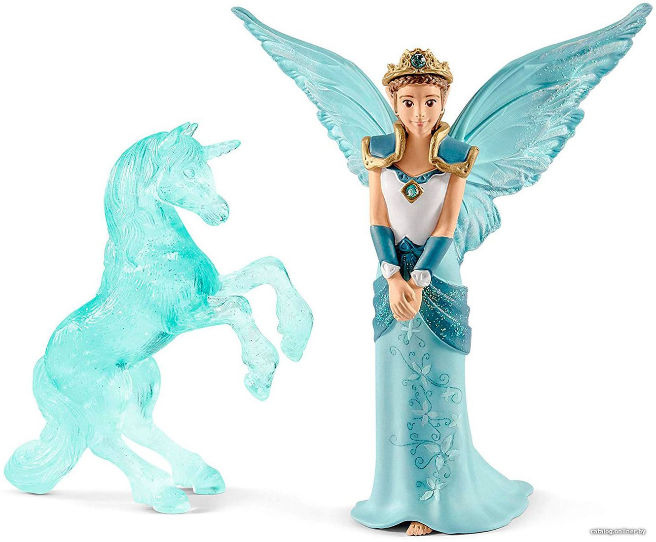Набор фигурок Schleich Эльфийка Айела и ледяная статуя единорога 70587