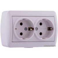 Розетка Lezard Nata 710-0200-127 (белый)