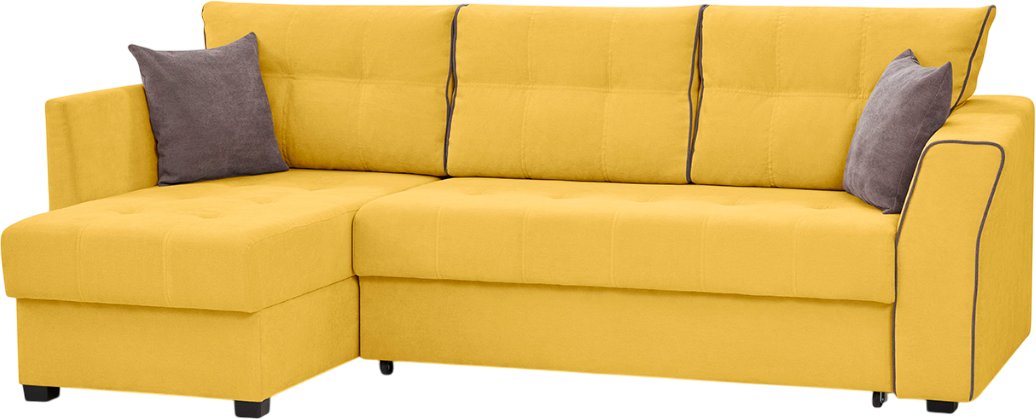 

Угловой диван Mio Tesoro Камил 484 (левый, горчичный 1625)