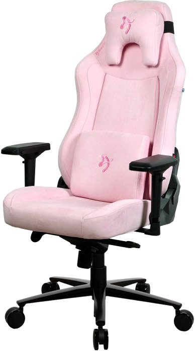 

Игровое (геймерское) кресло Arozzi Vernazza SuperSoft (розовый)