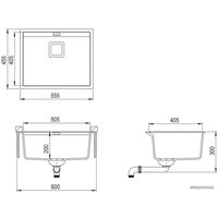 Кухонная мойка Aquasanita Delicia SQD100AW (alba 710)