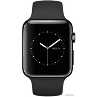 Умные часы Apple Watch Edition 42mm Space Black with Black Sport Band (MLC82)