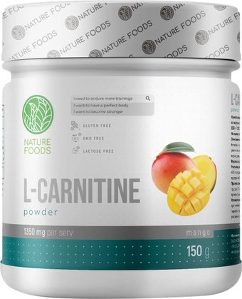 L-карнитин Nature Foods L-Carnitine powder (манго)