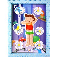 Магнитная доска Десятое королевство Магнитные истории. Учим время! 01657