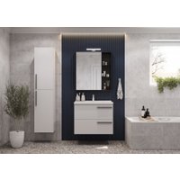  Акватон Шкаф с зеркалом для ванной Амели 80 1A262602AE820