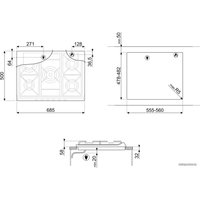 Варочная панель Smeg SR275AV2