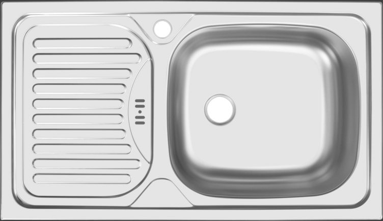 

Кухонная мойка Ukinox Классика CLL760.435 GW6K 1R