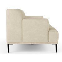 Диван Олмеко Бергамо 2-х местный (велюр, барни ваниль)