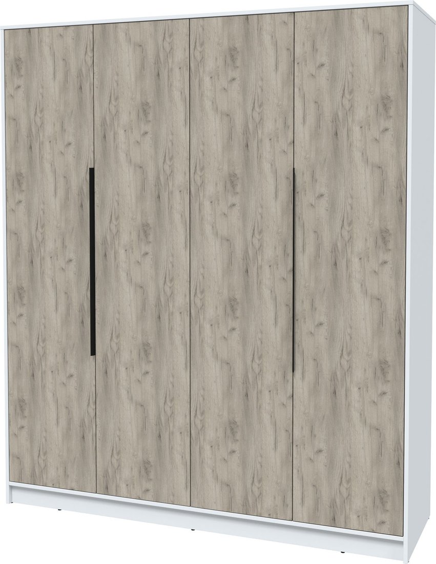 

Шкаф распашной Интерлиния Концепт КТ-Ш4 (дуб серый/белый платинум)