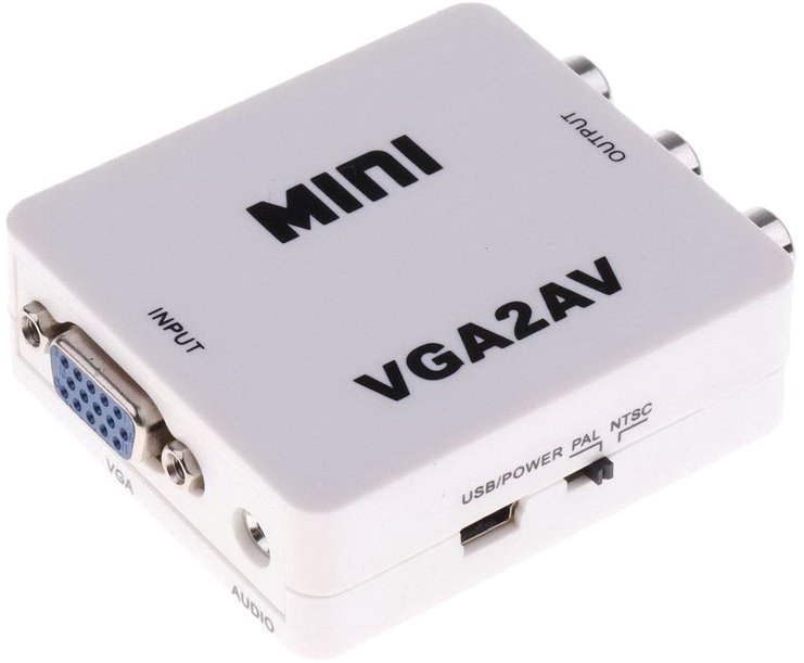

Адаптер USBTOP Mini VGA2AV
