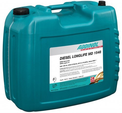 

Моторное масло Addinol Diesel Longlife MD 1548 15W-40 20л