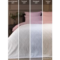 Плед Tex Republic Elite Клетка Фланель Евро 93391 (белый)