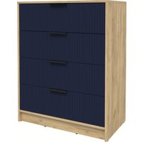 Комод Интерлиния Концепт Лайн КТ-К80 (дуб золотой/индиго)