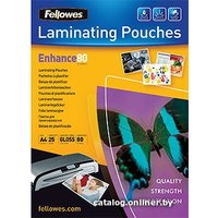 Пленка для ламинирования Fellowes Glossy Polyester Pouches А4, 80 мкм, 25 л