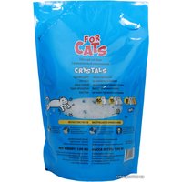Наполнитель для туалета For Cats Crystals 4 л