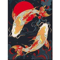 Картина по номерам Молли Карпы кои 40x50 FHR0589