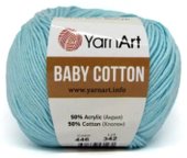 Baby Cotton 446 50 г 165 м (светлая бирюза)