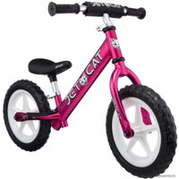 Беговел JetCat 12 Sport SLT EVA (малиновый, белые колеса)