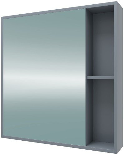 

Teymi Шкаф с зеркалом Aina 60 T60002 (белый/графит)
