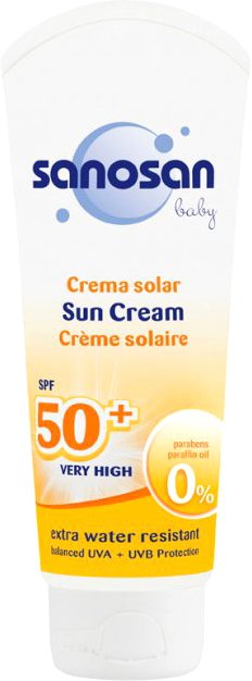 

Крем солнцезащитный Sanosan SPF 50+ 89850 75 мл