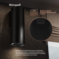 Кухонная вытяжка Weissgauff TUBUS 90 Black Edition (2025)