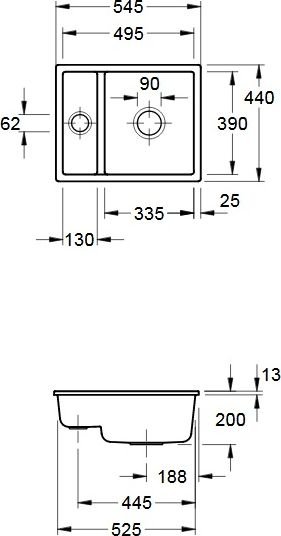 

Кухонная мойка Villeroy & Boch Subway XU 675802FU