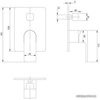 Смеситель Omnires Baretti BA7835 CR