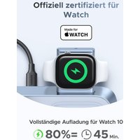 Беспроводное зарядное Ugreen MagFlow 3-in-1 W711 55677 (голубой)