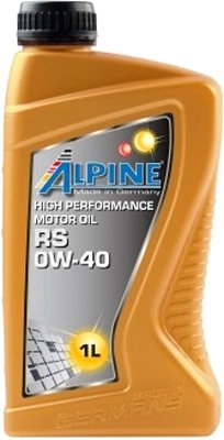 Моторное масло Alpine RS 0W-40 1л