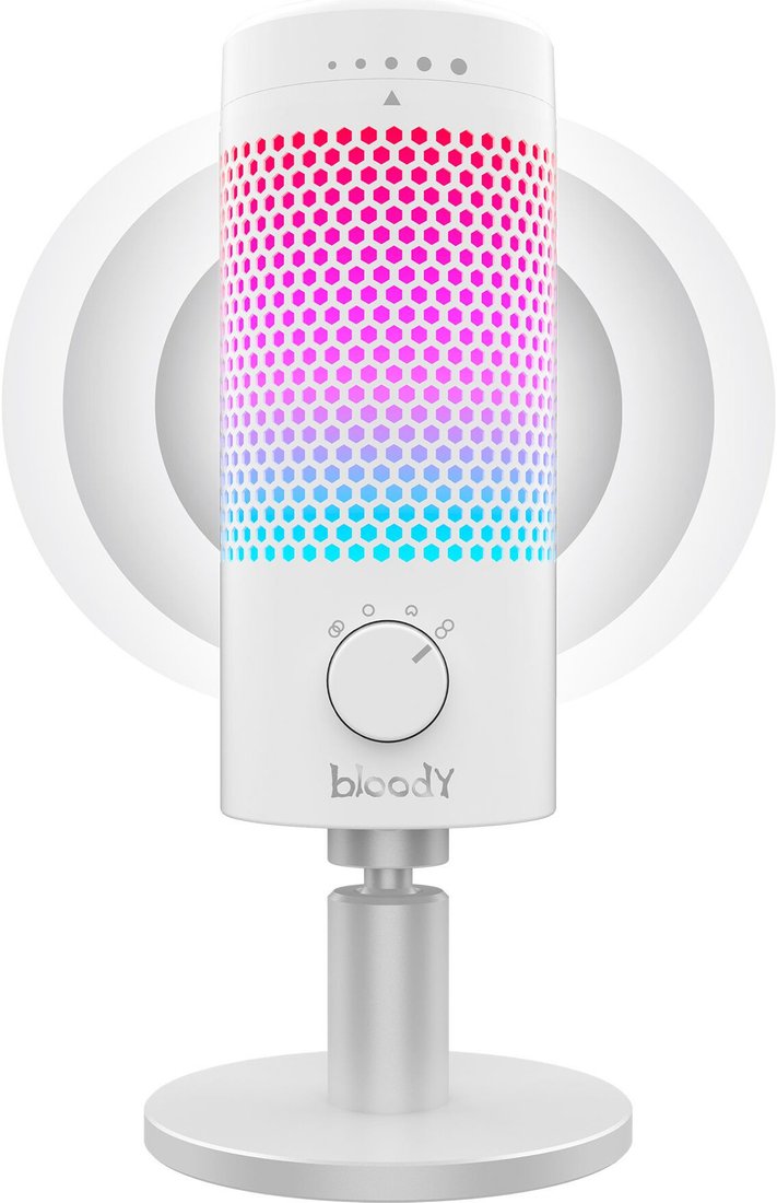 

Проводной микрофон A4Tech Bloody GM50 Pro (белый)