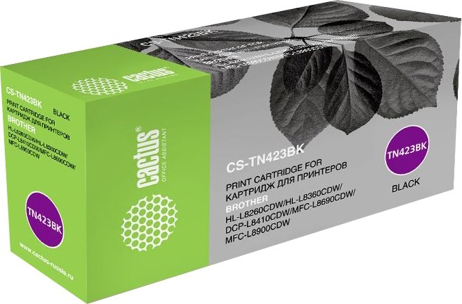 

Картридж CACTUS CS-TN423BK (аналог Brother TN-423BK)