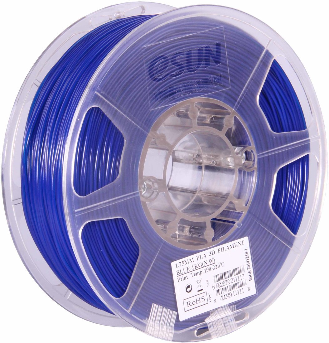 

Пластик eSUN PLA 1.75 мм 1000 г (синий)