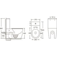 Унитаз напольный Cerutti Spa Orlter CT9867