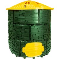 Компостер ВПМ Усиленный 6199378 (1170 л, темно-зеленый/желтый)
