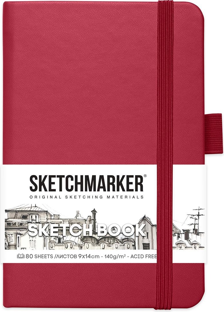 

Альбом для рисования Sketchmarker Скетчбук 2314901SM (80 л, фуксия)
